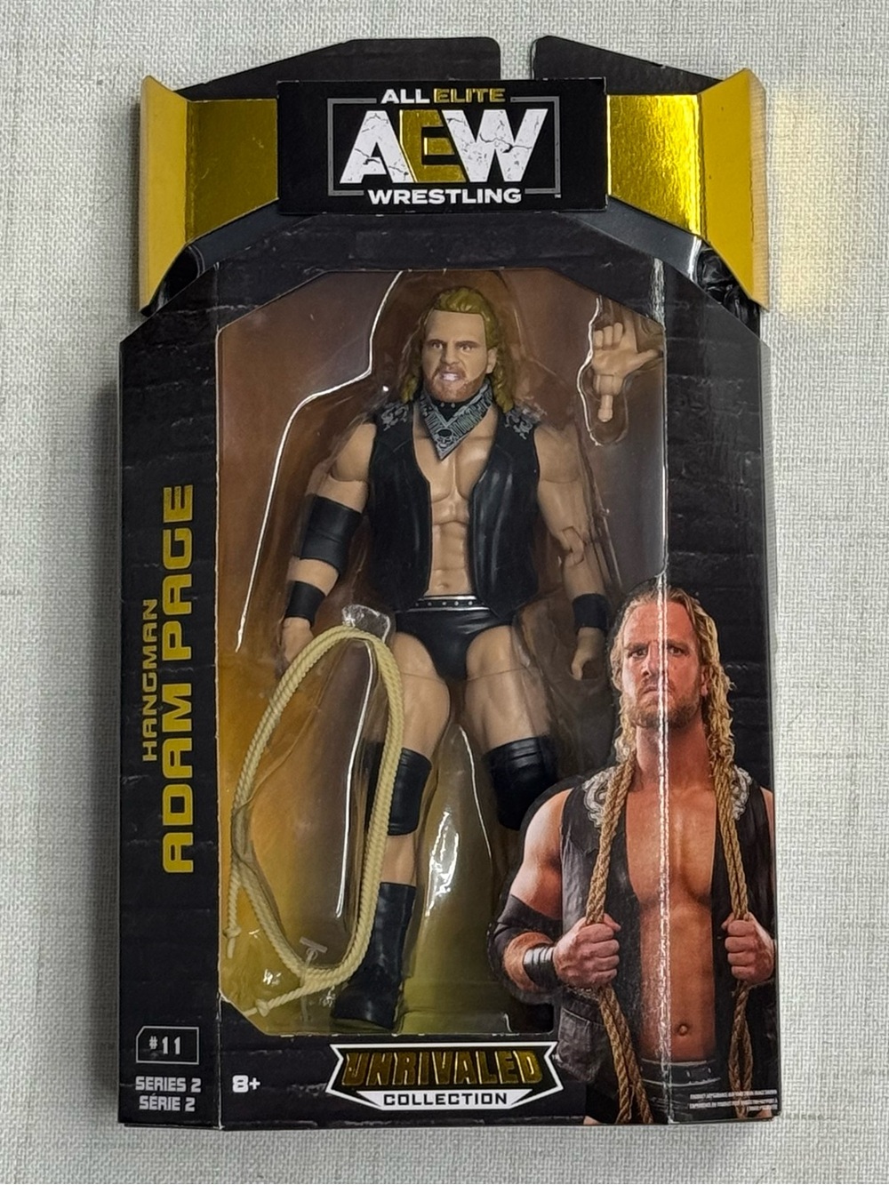 2020 AEW Jazwares Unrivaled Collection Series 2 #11 "Hangman" Adam Page